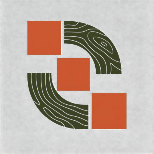 Del Campo Surface Works abstract tile-and-grain mark